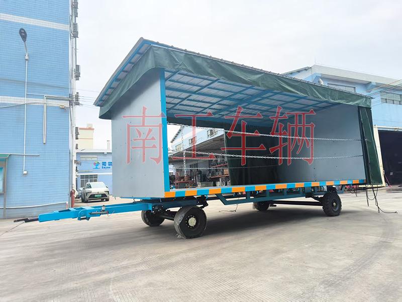 5噸雨篷拖車(chē) 牽引式雨棚平板拖車(chē)
