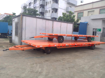 10噸平板拖車(chē) 8個(gè)實(shí)心胎全掛車(chē)2I.jpg