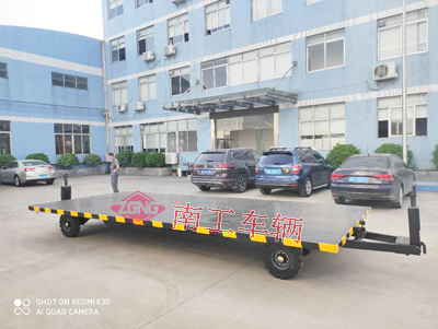 5噸雙牽引平板車(chē) 叉車(chē)牽引工具全掛拖車(chē)2I.jpg